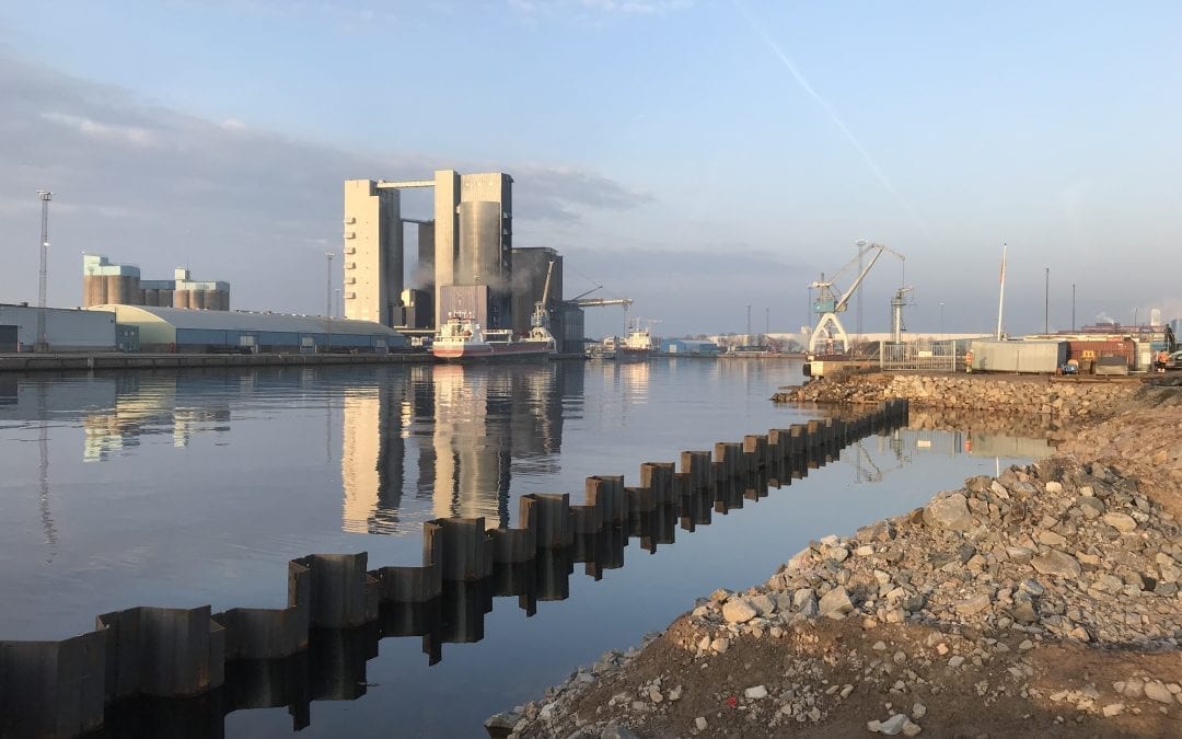 Nytt färjeläge, kaj, Halmstad